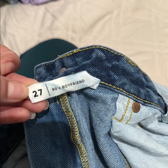 PacSun Blue High Rise Jeans with Color-Block Design - Picture 5 of 5